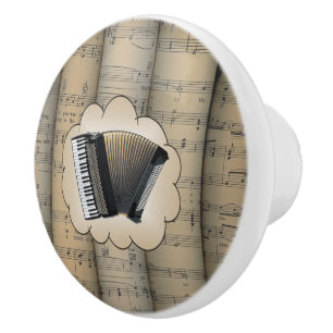 Pomo De Cerámica Partitura rodada ~ Background~ de la nube del ~