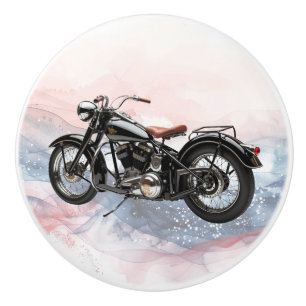 Pomo De Cerámica Patrimonio de Hawg V-Twin Panhead Era Knob patriót