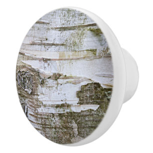 Pomo De Cerámica Patrón de aspecto de textura de barbilla de árbol