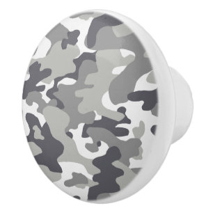 Pomo De Cerámica Patrón de camuflaje urbano