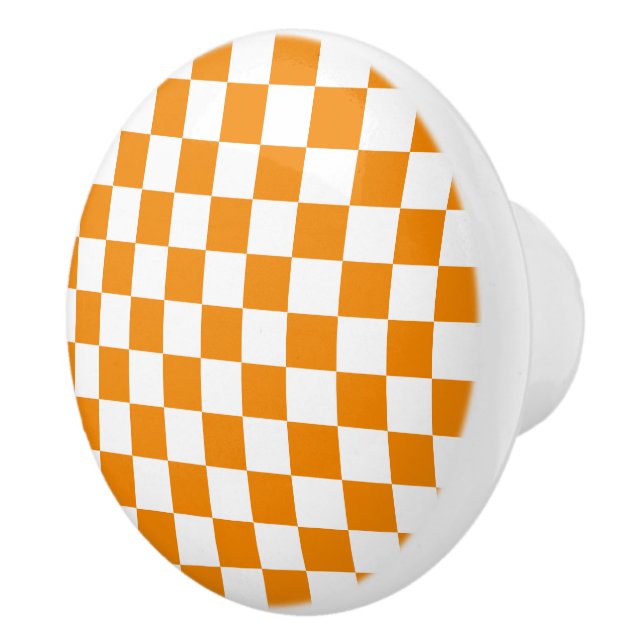 Pomo De Cerámica Patrón de comprobación (Derecha)