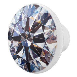 Pomo De Cerámica Patrón de diamantes