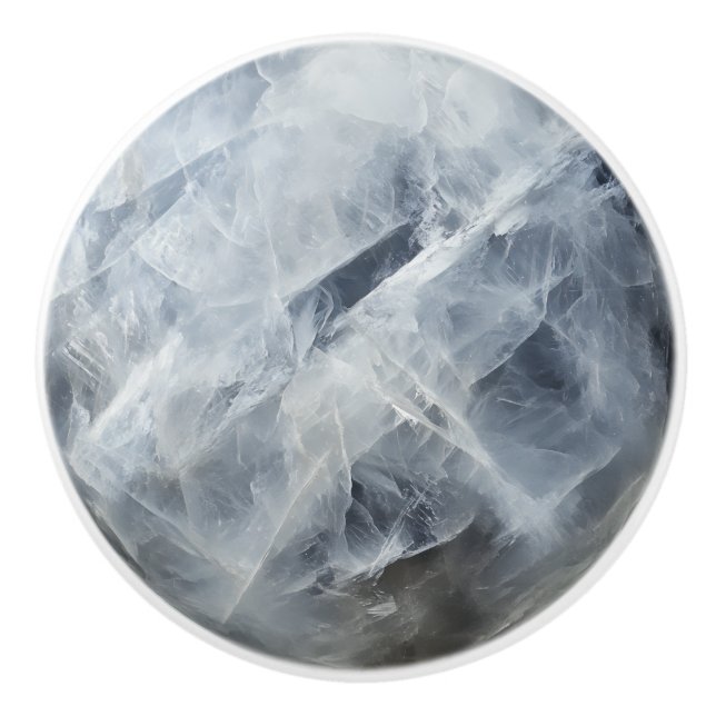 Pomo De Cerámica Patrón de gemas de piedra angular (Anverso)