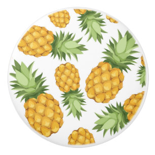 Pomo De Cerámica Patrón de piña Personalizado