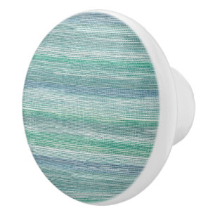 Pomo De Cerámica Patrón de pintura de hierba de mar