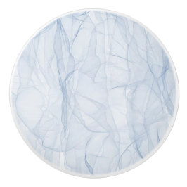 Pomo De Cerámica Patrón de sombra azul