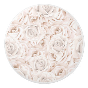 Pomo De Cerámica Patrón floral