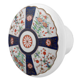 Pomo De Cerámica Patrón floral de flores silvestres de Inglaterra