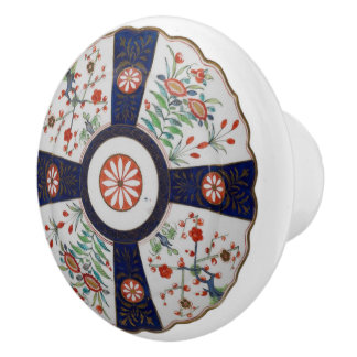 Pomo De Cerámica Patrón floral de flores silvestres de Inglaterra