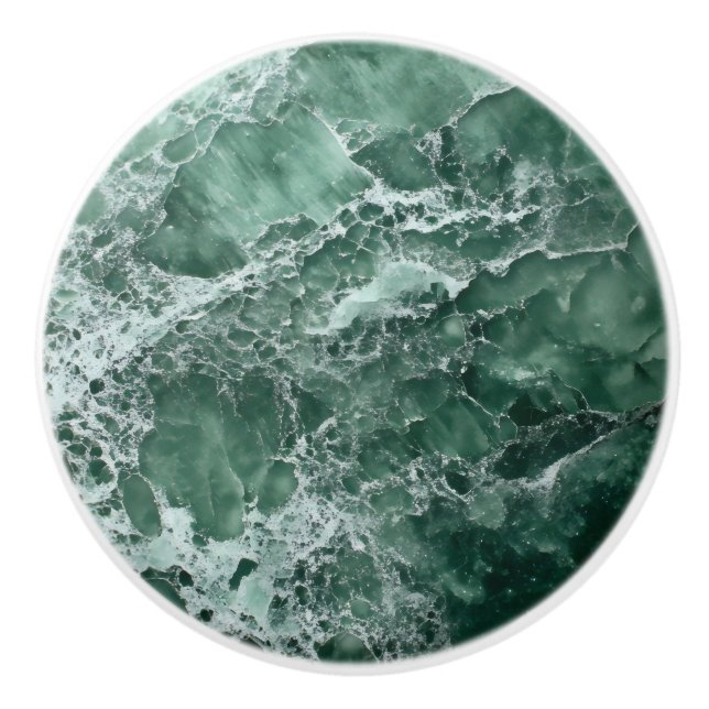 Pomo De Cerámica Patrón Jade Gem (Anverso)
