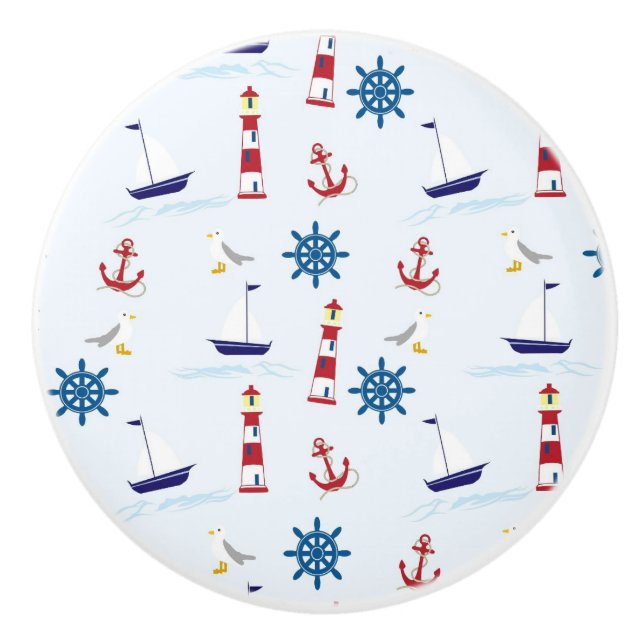 Pomo De Cerámica Patrón náutico (Anverso)