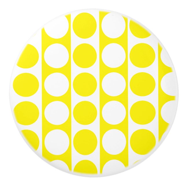 Pomo De Cerámica Patrón Personalizado de punto cuadrado (Anverso)