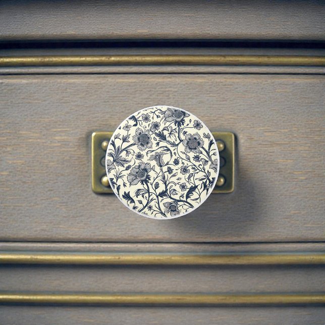 Pomo De Cerámica Patrón Vintage William Morris (Subido por el creador)