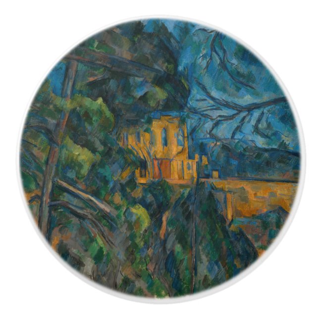 Pomo De Cerámica Paul Cezanne - Chateau Noir (Anverso)
