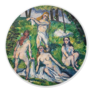 Pomo De Cerámica Paul Cezanne - Cuatro Bathers
