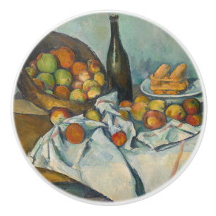 Pomo De Cerámica Paul Cezanne - La canasta de manzanas