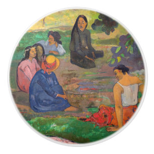 Pomo De Cerámica Paul Gauguin - La conversación / Les Parau Parau