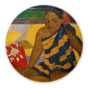 Pomo De Cerámica Paul Gauguin - Mujeres Tahitianas / Parau Api