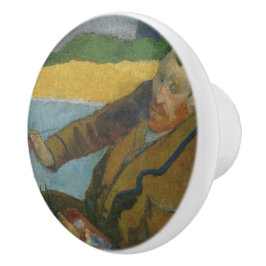 Pomo De Cerámica Paul Gauguin Vincent van Gogh pintando girasoles
