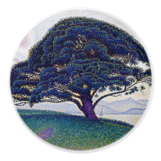 Pomo De Cerámica Paul Signac - El Pino Bonaventure (Anverso)