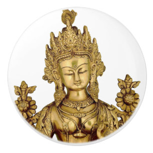 Pomo De Cerámica Paz budista del arte de Tíbet de la yoga de la