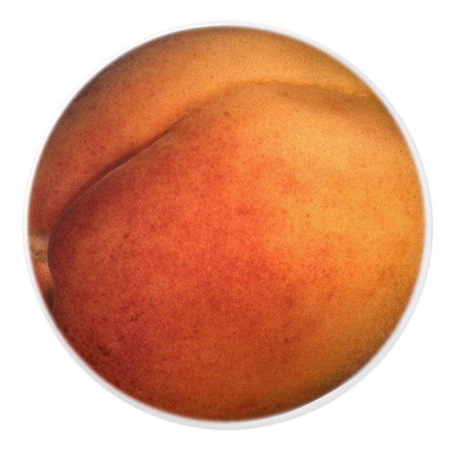 Pomo De Cerámica Peach Ceramic Knob (Anverso)