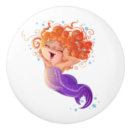 Pomo De Cerámica Pechos de cajón de sirena