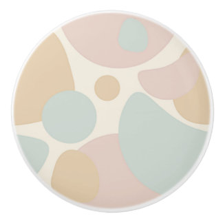 Pomo De Cerámica Pegar diseño del botón de extracción de cerámica