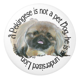 Pomo De Cerámica Pekinés