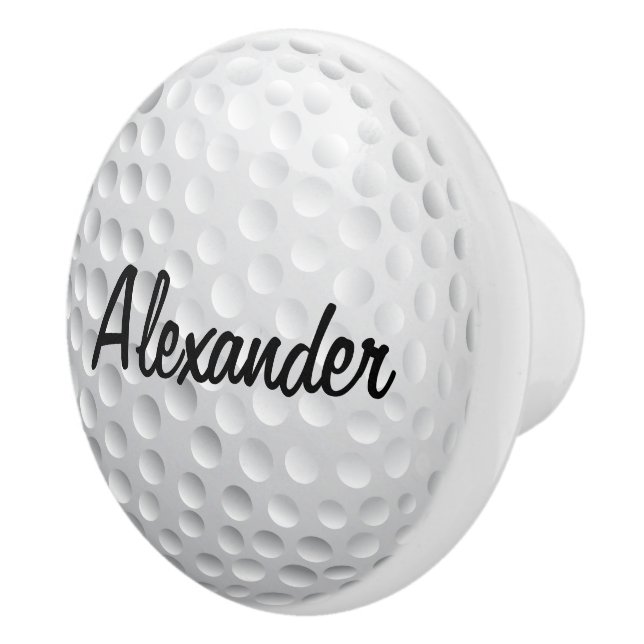Pomo De Cerámica Pelota de golf personalizada (Derecha)