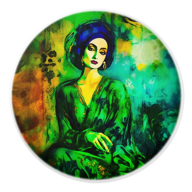 Pomo De Cerámica Pensamientos profundos (Anverso)