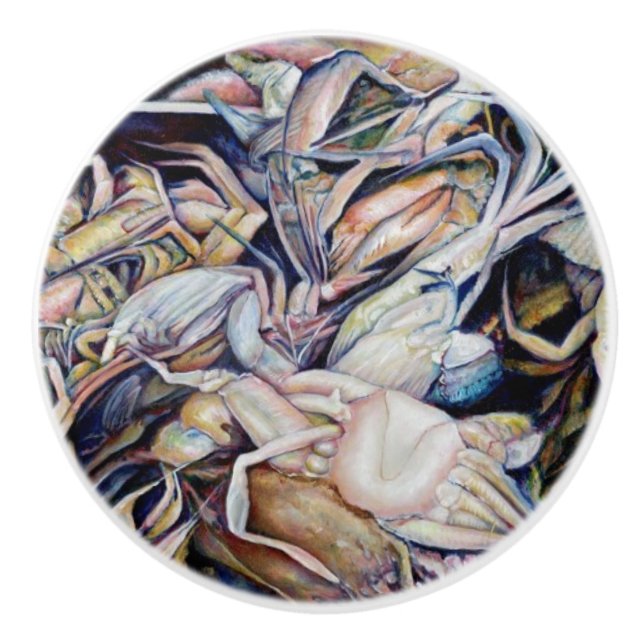 Pomo De Cerámica Pensar fuera de la caja (Anverso)