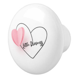 Pomo De Cerámica "Pequeña Princesa"