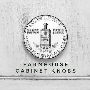 Pomo De Cerámica Perfumador blanco y negro de la cosecha Floral Col