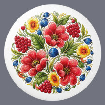 Perilla cerámica de arte popular de Petrykivka ucr