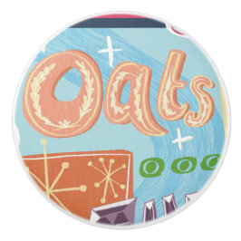 Pomo De Cerámica Perilla cerámica de avena retro modernidad de medi