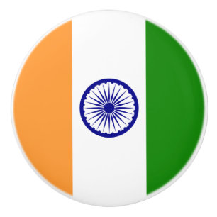 Pomo De Cerámica Perilla Cerámica de Bandera India