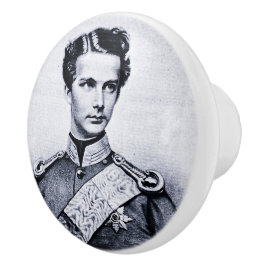 Pomo De Cerámica Perilla con Luis II