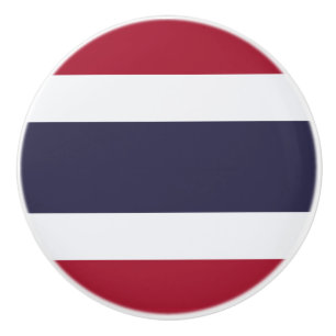 Pomo De Cerámica Perilla de cerámica con bandera de Tailandia