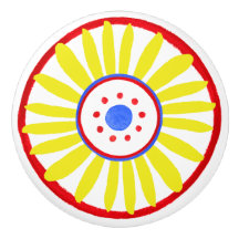 Perilla de cerámica de arte popular mediterráneo