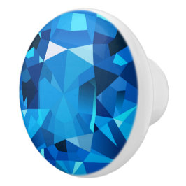 Pomo De Cerámica Perilla de cerámica de diseño de gema