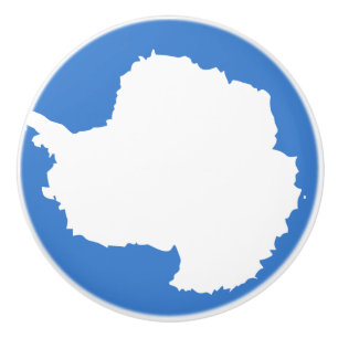 Pomo De Cerámica Perilla de cerámica de la bandera de Antártida