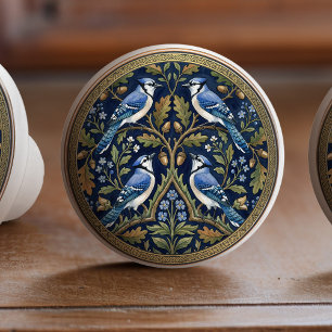 Pomo De Cerámica Perilla de Cerámica Pájaro Azulejos
