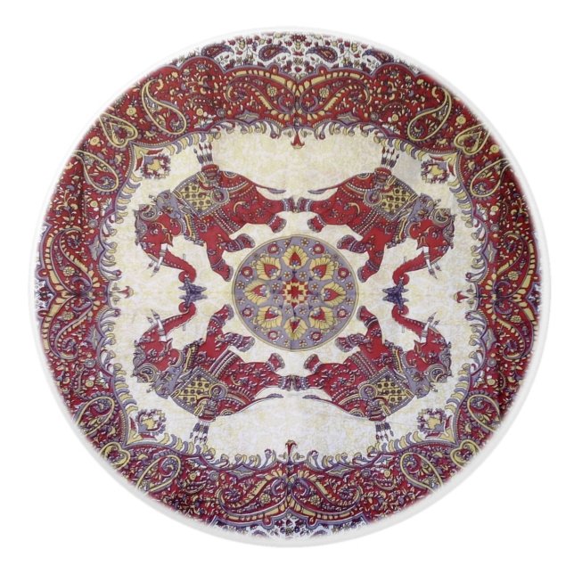 Pomo De Cerámica perilla de puerta bohemio (Anverso)
