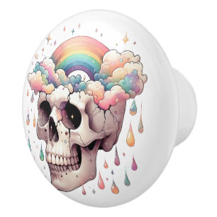 Pomo De Cerámica Perilla de sueños de arcoíris