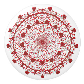 Pomo De Cerámica Perillas de Gabinete y Cajón Mandala | Arte Hecho