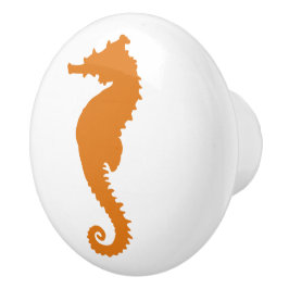 Pomo De Cerámica Perillas náuticas costeras de caballito de mar nar