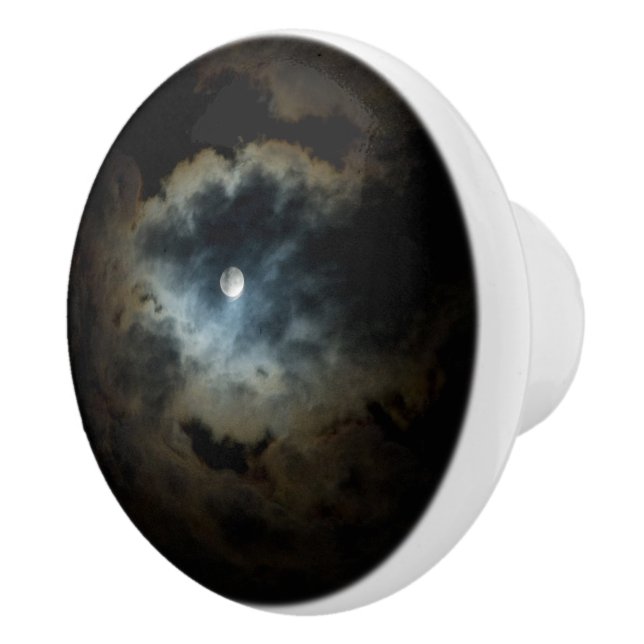 Pomo De Cerámica perla de medianoche (Derecha)