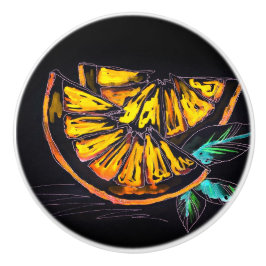 Pomo De Cerámica Pernos de cerámica de cítricos decorativos