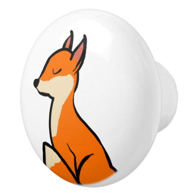 Pomo De Cerámica Personalizable Fox (Derecha)